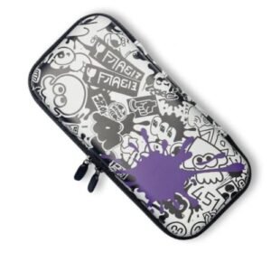 Pochette Compatible pour nintendo switch V2 et OLED - Etui Splatoon