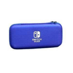 Pochette rigide Compatible pour Nintendo Switch V1, V2, Lite et Oled - pochete Bleu