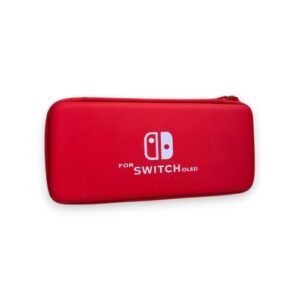 Pochette rigide Compatible pour switch V1 ,V2 et OLED - Etui de transport Rouge
